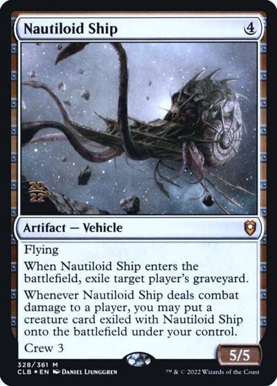 Nautiloid Ship PCLB-328S Battle for Baldur's Gate Promos Magic card