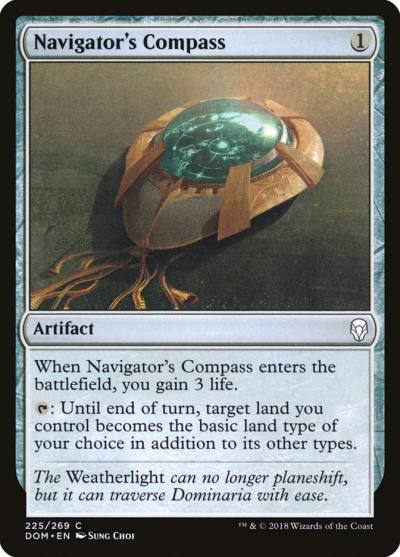 Navigator's Compass DOM-225 Dominaria Magic card