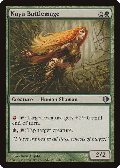 Naya Battlemage 142 Shards of Alara Magic card