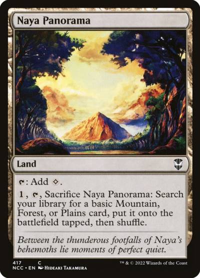 Naya Panorama NCC-417 New Capenna Commander Magic card