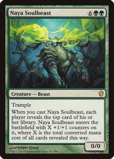 Naya Soulbeast 157 Commander 2013 Magic card