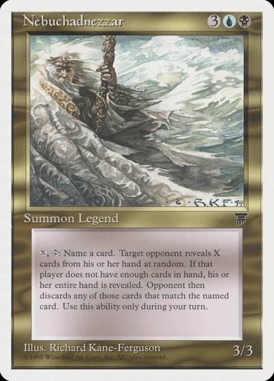 Nebuchadnezzar CHR-80 Chronicles Magic card