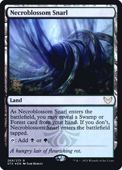 Necroblossom Snarl PSTX-269S Strixhaven: School of Mages Promos Magic card