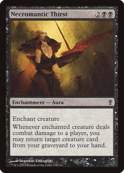 Necromantic Thirst CNS-119 Conspiracy Magic card