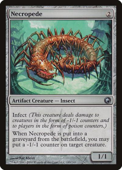 Necropede SOM-185 Scars of Mirrodin Magic card