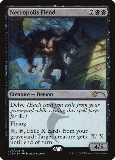 Necropolis Fiend CP2-1 Fate Reforged Clash Pack Magic card