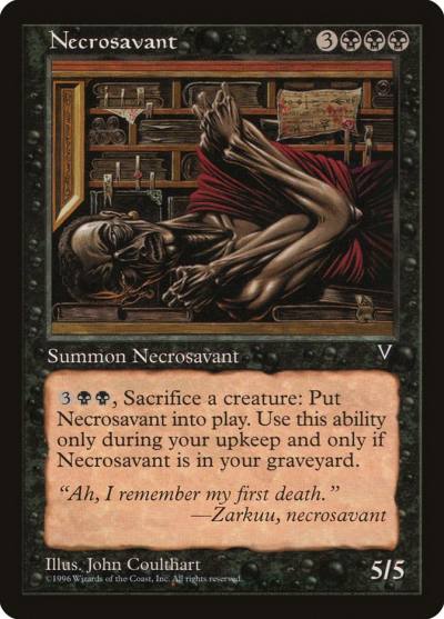 Necrosavant VIS-65 Visions Magic card