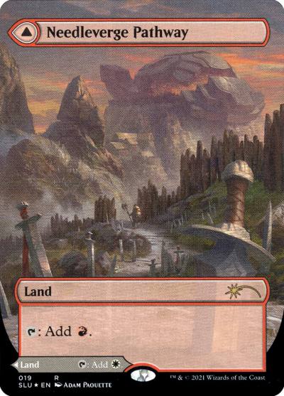 Needleverge Pathway // Pillarverge Pathway SLU-19 Secret Lair: Ultimate Edition Magic card