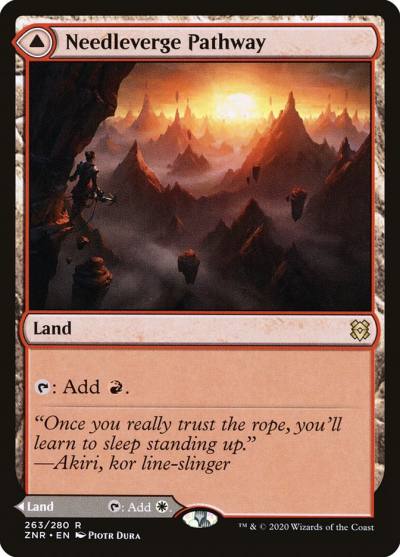 Needleverge Pathway // Pillarverge Pathway ZNR-263 Zendikar Rising Magic card