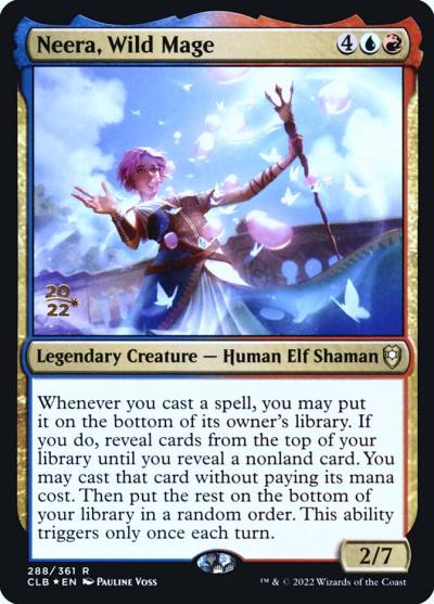 Neera, Wild Mage PCLB-288S Battle for Baldur's Gate Promos Magic card