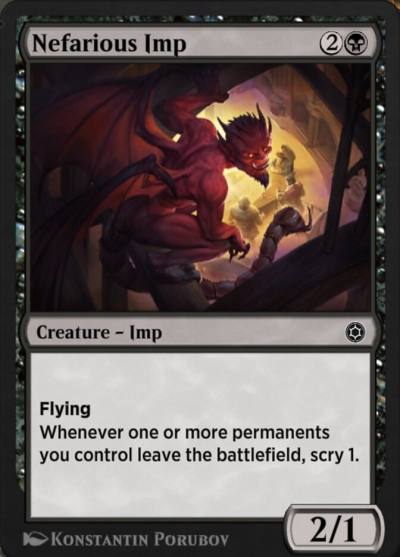 Nefarious Imp HBG-164 Alchemy Horizons: Baldur's Gate Magic card