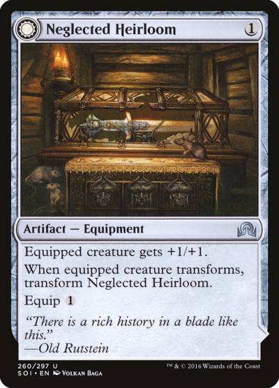 Neglected Heirloom // Ashmouth Blade SOI-260 Shadows over Innistrad Magic card