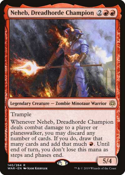 Neheb, Dreadhorde Champion WAR-140 War of the Spark Magic card