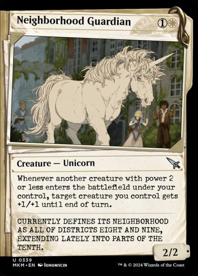 Neighborhood Guardian MKM-339 Murders at Karlov Manor Magic card