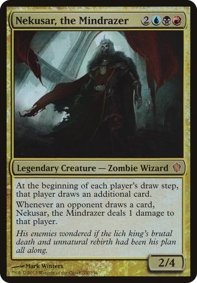 Nekusar, the Mindrazer OC13-201 Commander 2013 Oversized Magic card