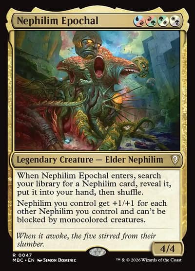 Nephilim Epochal 47 Mystery Booster Commander Edition Magic card