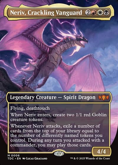 Neriv, Crackling Vanguard 6 Tarkir: Dragonstorm Commander Magic card