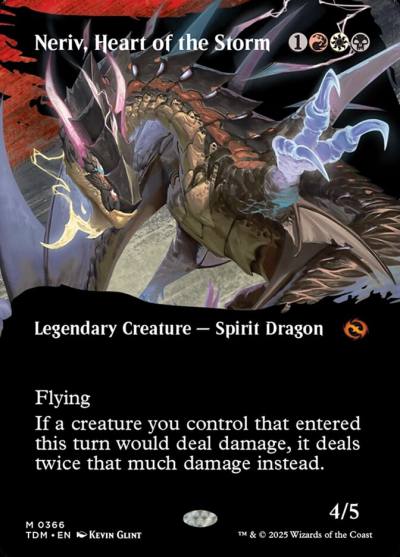 Neriv, Heart of the Storm TDM-366 Tarkir: Dragonstorm Magic card