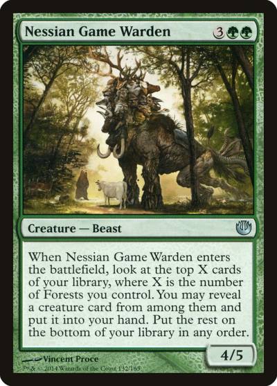 Nessian Game Warden 132 Journey into Nyx Magic card