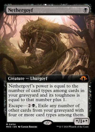 Nethergoyf MH3-454 Modern Horizons 3 Magic card
