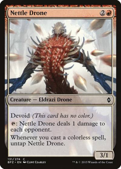 Nettle Drone 131 Battle for Zendikar Magic card