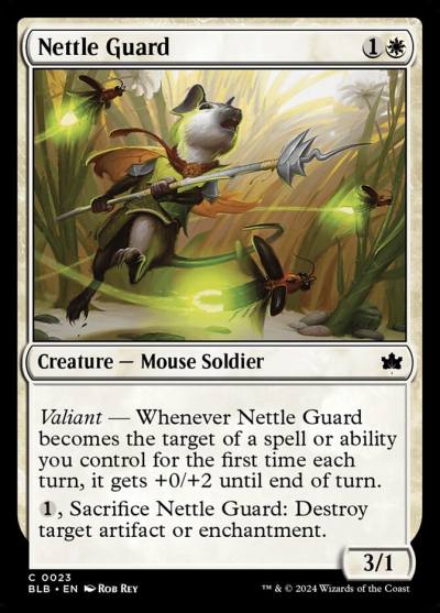 Nettle Guard BLB-23 Bloomburrow Magic card