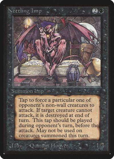 Nettling Imp LEB-118 Limited Edition Beta Magic card