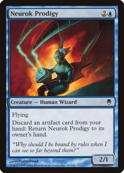 Neurok Prodigy DST-26 Darksteel Magic card