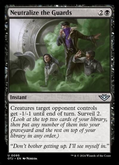 Neutralize the Guards OTJ-95 Outlaws of Thunder Junction Magic card