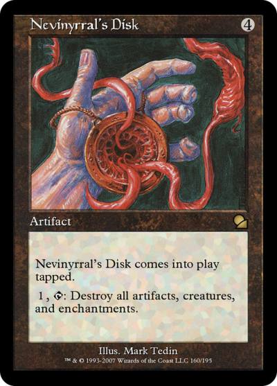 Nevinyrral's Disk ME1-160 Masters Edition Magic card