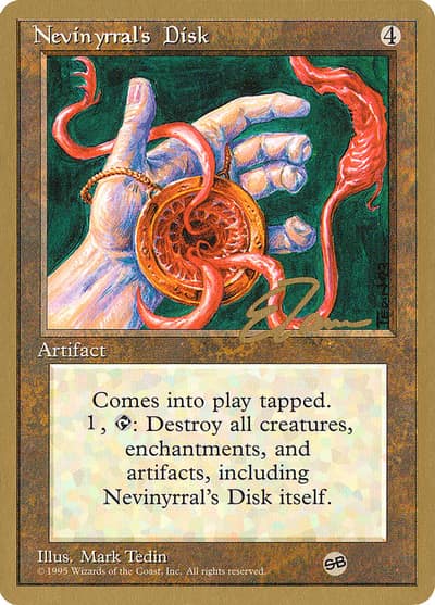 Nevinyrral's Disk PTC-ET338SB Pro Tour Collector Set Magic card