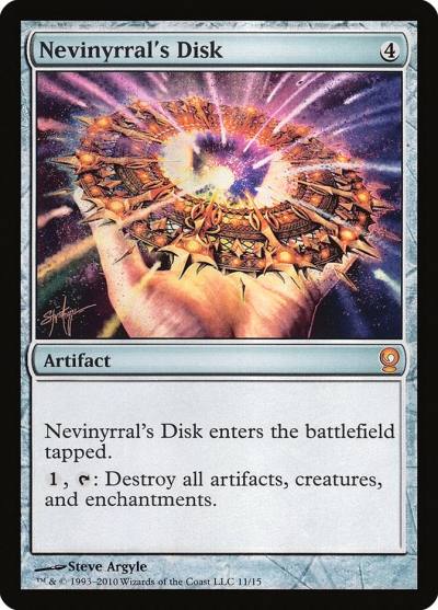 Nevinyrral's Disk V10-11 From the Vault: Relics Magic card