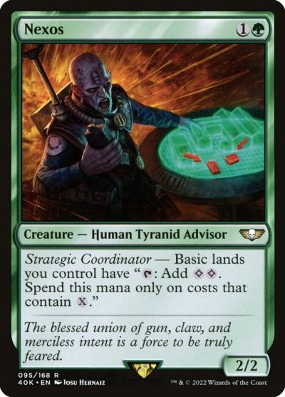 Nexos 40K-95 Warhammer 40,000 Commander Magic card