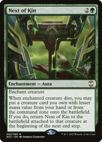 Next of Kin PNCC-62P New Capenna Commander Promos Magic card