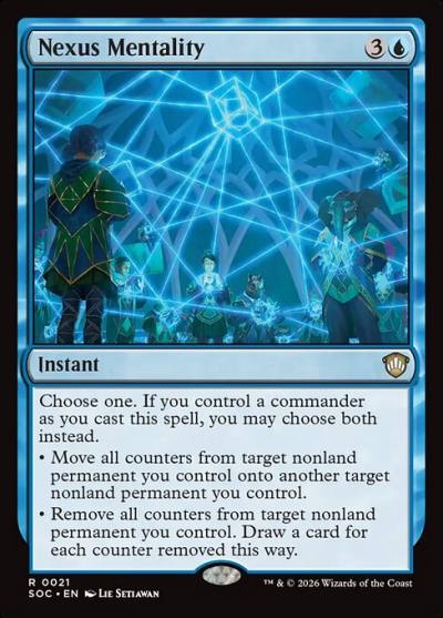 Nexus Mentality SOC-21 Secrets of Strixhaven Commander Magic card