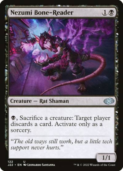 Nezumi Bone-Reader J22-122 Jumpstart 2022 Magic card