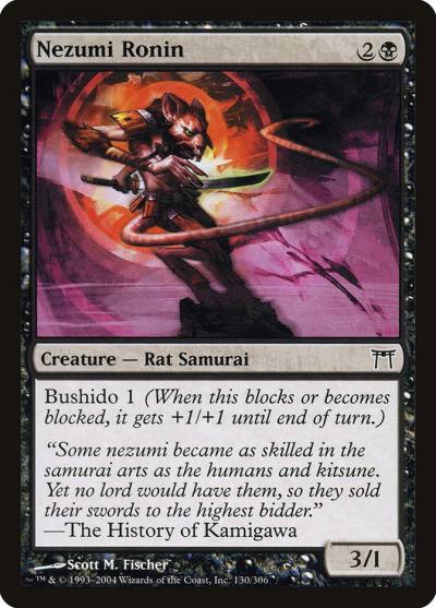 Nezumi Ronin 130 Champions of Kamigawa Magic card