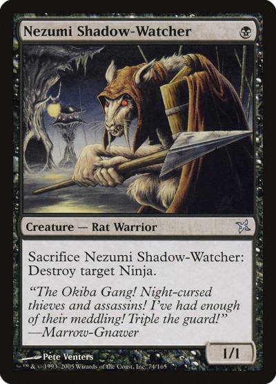 Nezumi Shadow-Watcher 74 Betrayers of Kamigawa Magic card