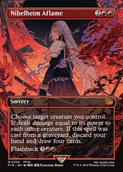 Nibelheim Aflame FIN-339 Final Fantasy Magic card