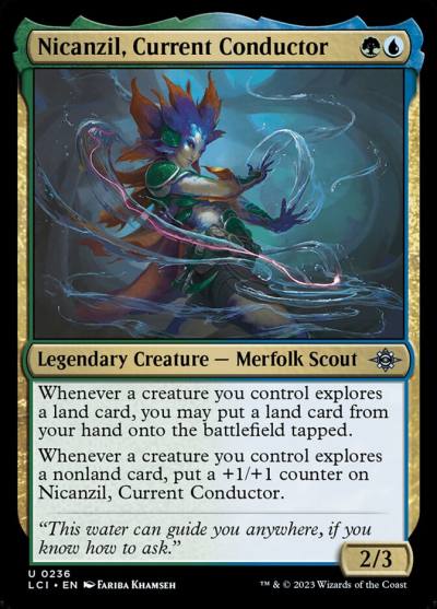 Nicanzil, Current Conductor LCI-236 The Lost Caverns of Ixalan Magic card