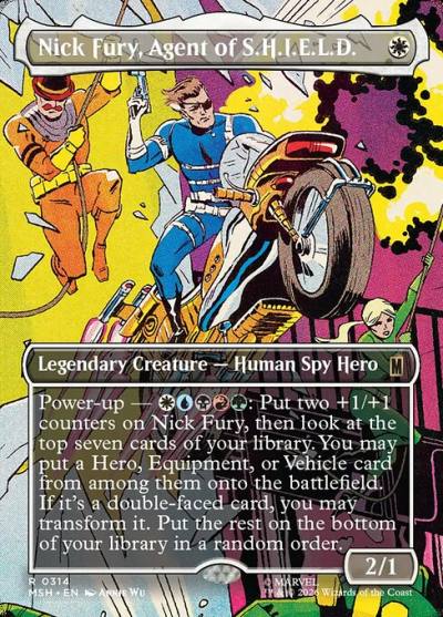 Nick Fury, Agent of S.H.I.E.L.D. MSH-314 Marvel Super Heroes Magic card