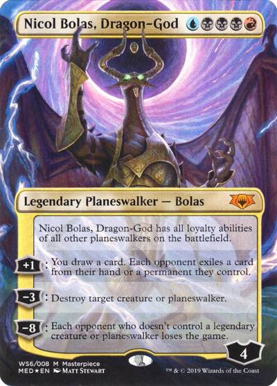Nicol Bolas, Dragon-God MED-WS6 Mythic Edition Magic card