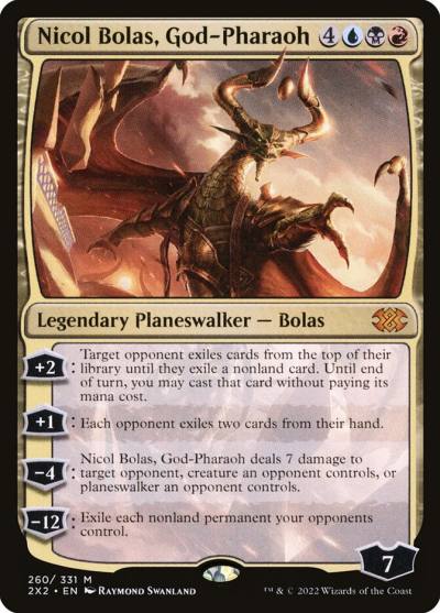 Nicol Bolas, God-Pharaoh 2X2-260 Double Masters 2022 Magic card