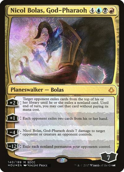 Nicol Bolas, God-Pharaoh PS17-140 San Diego Comic-Con 2017 Magic card