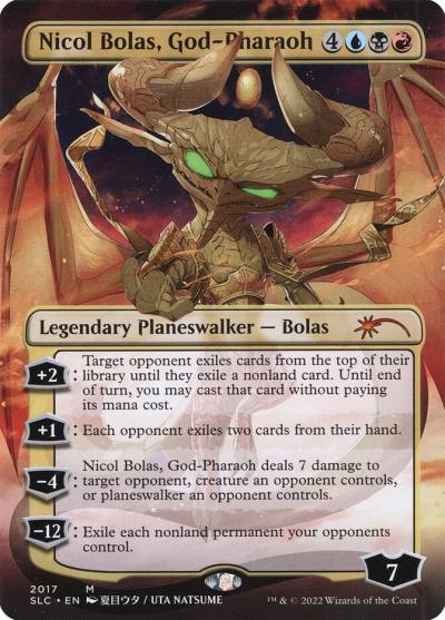 Nicol Bolas, God-Pharaoh SLC-2017 Secret Lair 30th Anniversary Countdown Kit Magic card