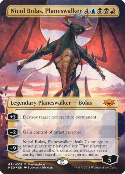 Nicol Bolas, Planeswalker MED-GR4 Mythic Edition Magic card