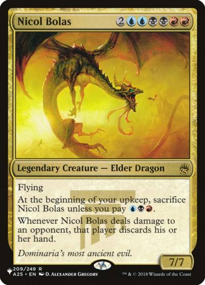 Nicol Bolas PLST-A25-209 The List Magic card