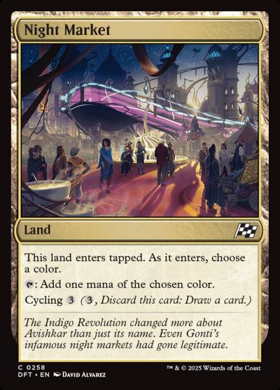Night Market DFT-258 Aetherdrift Magic card