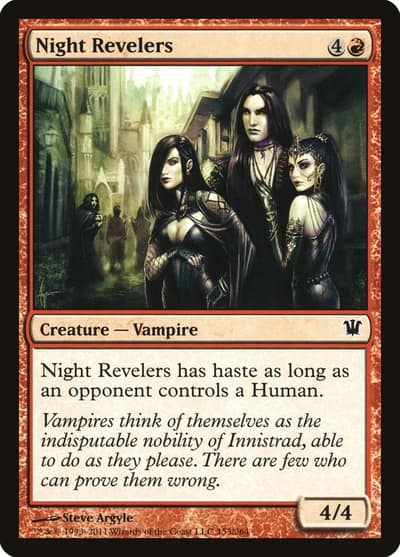 Night Revelers 153 Innistrad Magic card