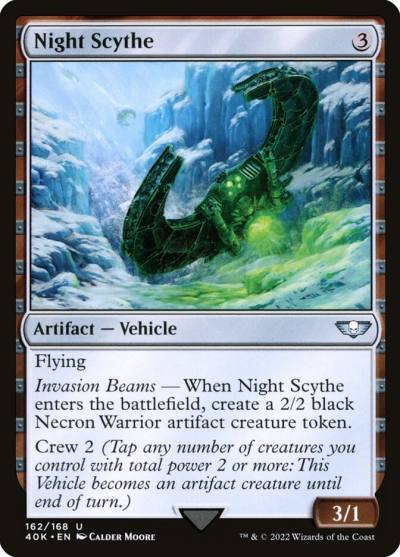 Night Scythe 40K-162 Warhammer 40,000 Commander Magic card